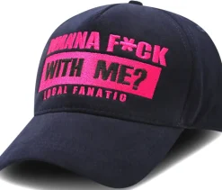 Baseball Cap - F*ck with me - Blauw