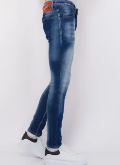 Blue Stone Washed Jeans Heren - Slim Fit -1076- Blauw