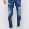 Destroyed Jeans Heren - Slim Fit -1083- Blauw