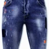 Heren Denim Short - Slim Fit - 1014 - Blauw