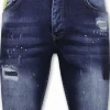 Heren Denim Short - Slim Fit - 1051 - Blauw