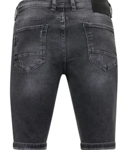 Heren Denim Short - Slim Fit - 1050 - Zwart