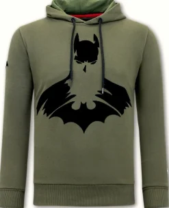 Hoodie Heren - Batman - Groen