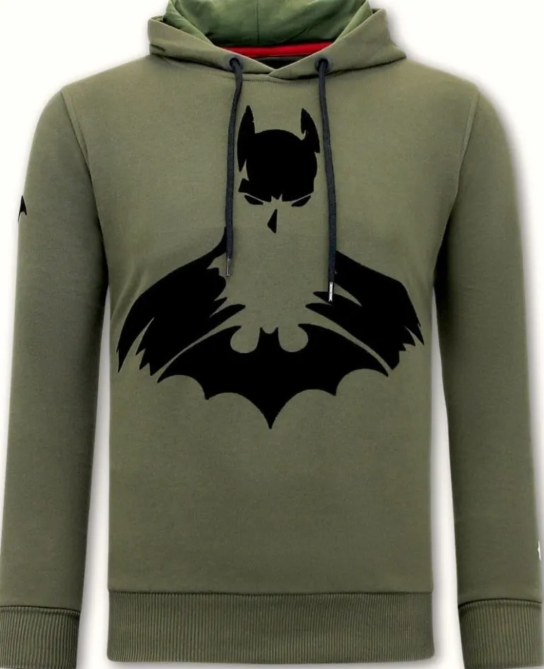Hoodie Heren - Batman - Groen