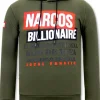 Hoodie Heren - Narcos Billionaire - Groen