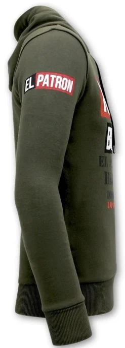 Hoodie Heren - Narcos Billionaire - Groen