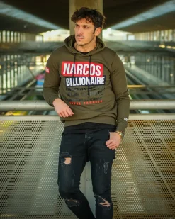 Hoodie Heren - Narcos Billionaire - Groen