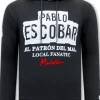 Hoodie Heren - Pablo Escobar - Zwart