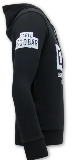 Hoodie Heren - Pablo Escobar - Zwart