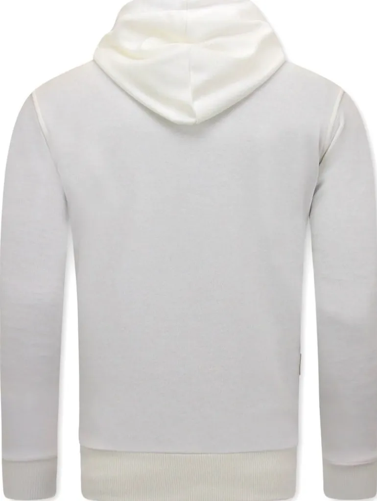 Hoodie Heren - Virgins Wanted - Wit