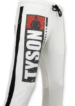 Joggingbroek Heren - Iron Mike Tyson - Wit