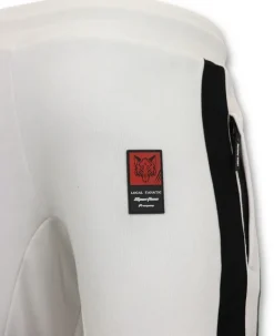 Joggingbroek Heren - Iron Mike Tyson - Wit