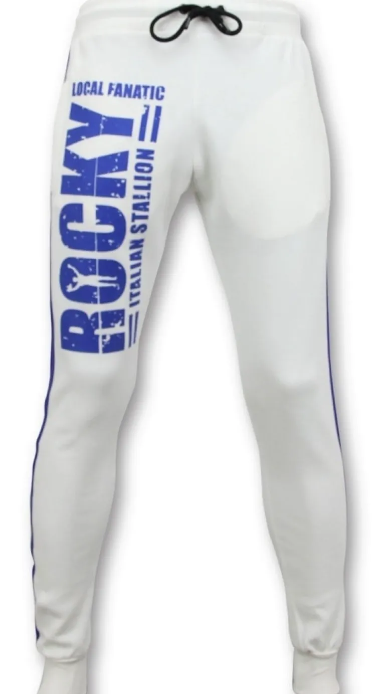 Joggingbroek Heren - Rocky Balboa - Wit
