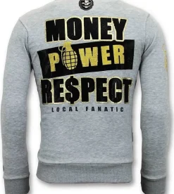 Sweater Heren - Cosa Nostra Mafioso - Grijs