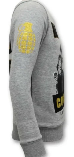 Sweater Heren - Cosa Nostra Mafioso - Grijs