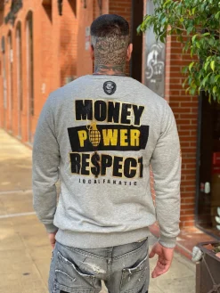 Sweater Heren - Cosa Nostra Mafioso - Grijs