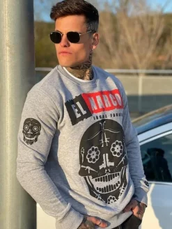 Sweater Heren - El Narco - Grijs