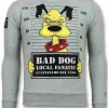 Sweater Heren - Bad Dog - Grijs
