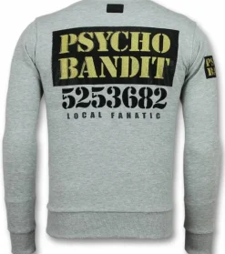 Sweater Heren - Bad Dog - Grijs