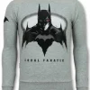 Sweater Heren - Badman - Grijs