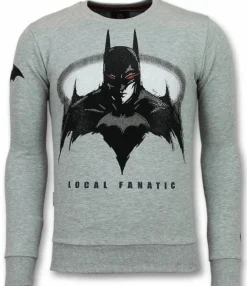 Sweater Heren - Badman - Grijs