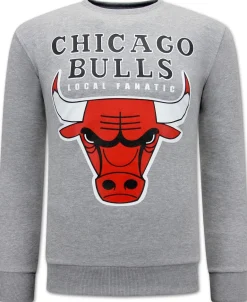 Sweater Heren - Chicago Bulls - Grijs