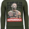 Sweater Heren - Conor Notorious - Groen