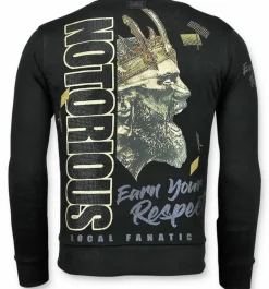 Sweater Heren - Conor Notorious - Zwart