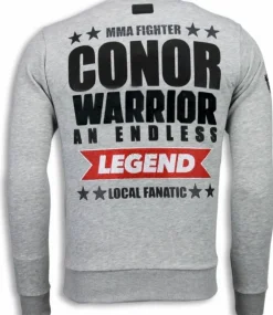 Sweater Heren - Conor Notorious - Grijs