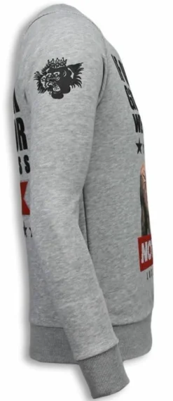 Sweater Heren - Conor Notorious - Grijs