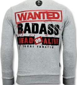 Sweater Heren - Don't Fuck With The Chuck - Grijs