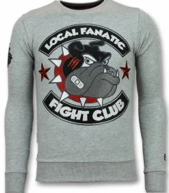 Sweater Heren - Fight Club Spike - Grijs