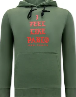 Sweater Heren - I Feel Like Bablo - Groen