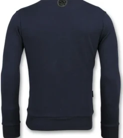 Sweater Heren - ICONS Vertical - Blauw