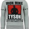 Sweater Heren - Iron Mike Tyson - Grijs