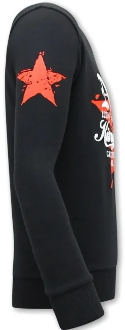 Sweater Heren - La Coka Nostra - Zwart