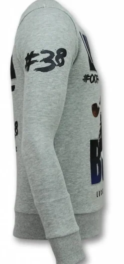 Sweater Heren - Like A Boss - Grijs