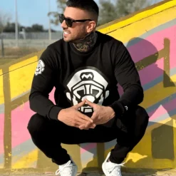 Sweater Heren - Mario - Zwart