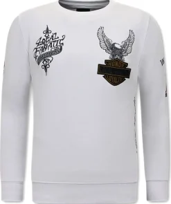 Sweater Heren - MC Honor & Loyalty - Wit