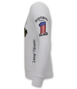 Sweater Heren - MC Honor & Loyalty - Wit