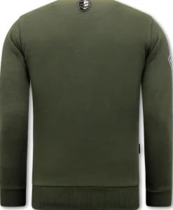 Sweater Heren - Mc No Pain No Gain 1% - Groen