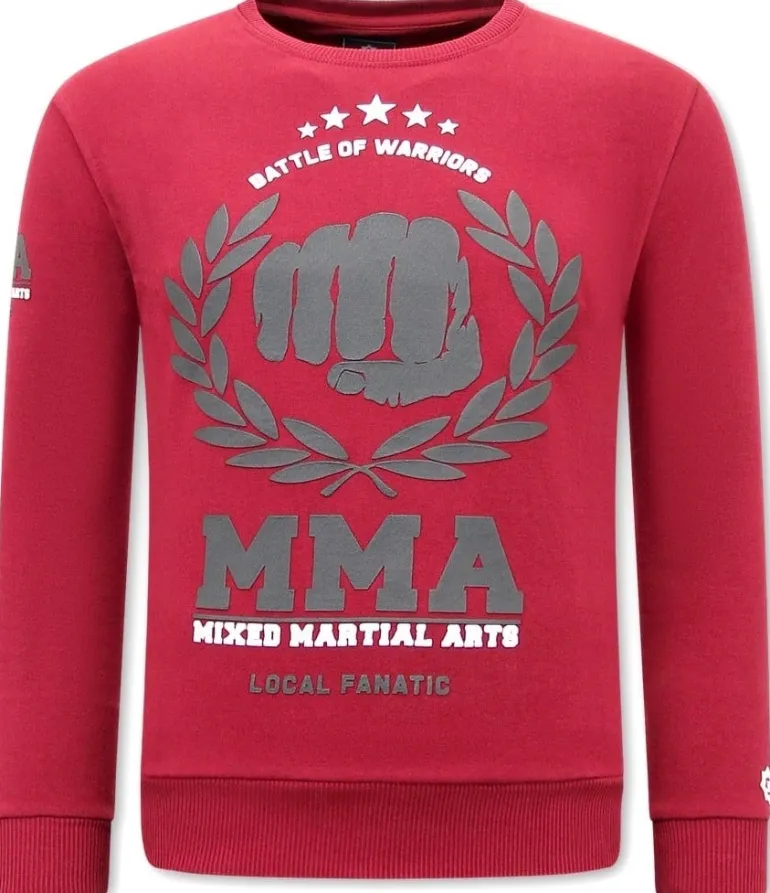 Sweater Heren - MMA Fighter - Bordeaux