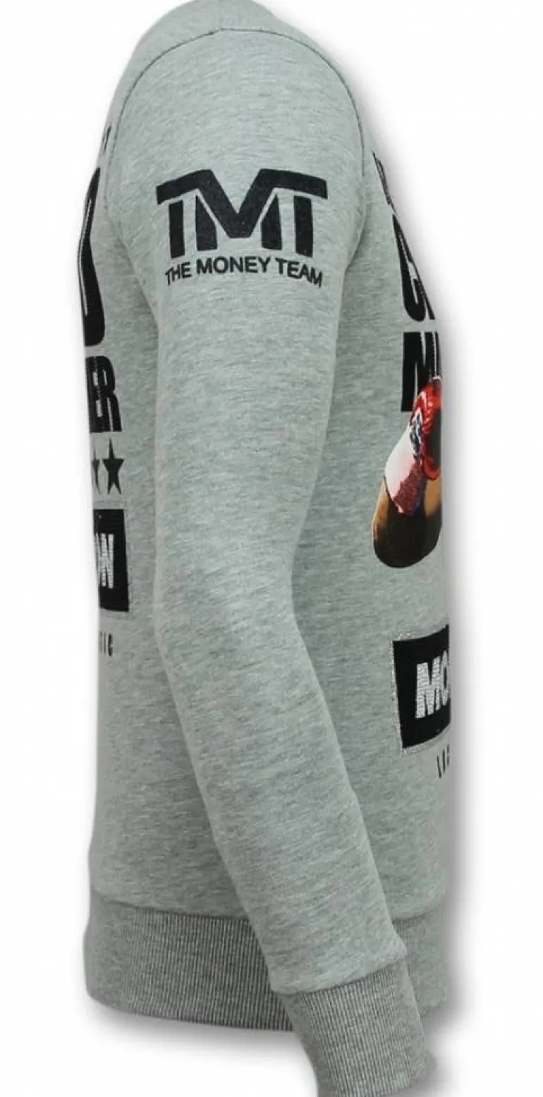 Sweater Heren - Money Team Champion - Grijs