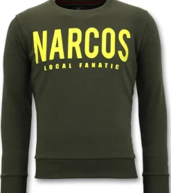 Sweater Heren - Narcos - Groen