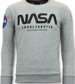 Sweater Heren - NASA - Grijs