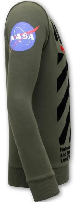 Sweater Heren - NASA - Groen