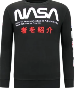 Sweater Heren - NASA International - Zwart