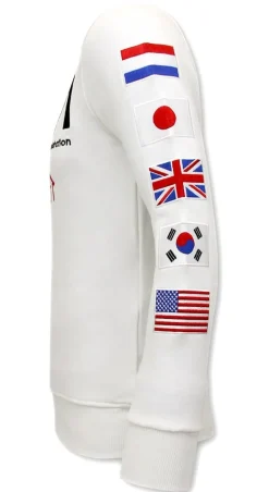 Sweater Heren - NASA International - Wit