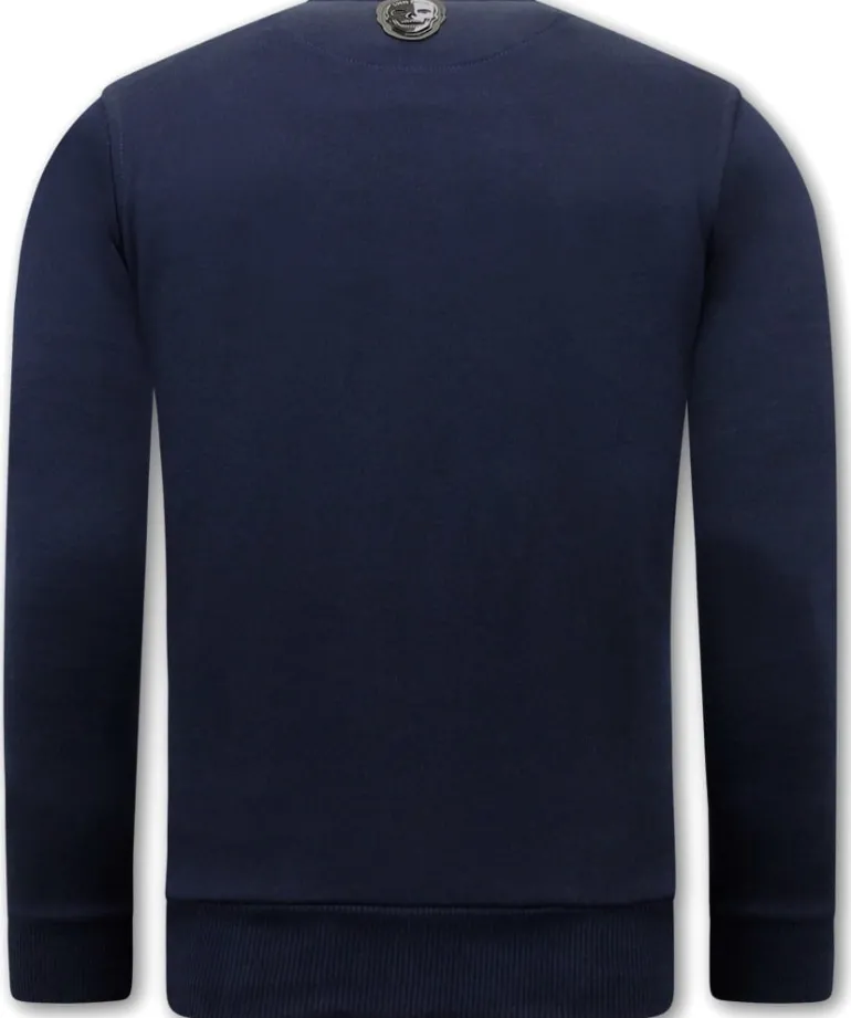 Sweater Heren - Neon Venom - Blauw