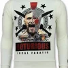 Sweater Heren - Notorious Warrior - Wit